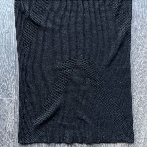 MAJE  100% Wool Knit Maxi Skirt With Patterns, Size 1. - Picture 6 of 9